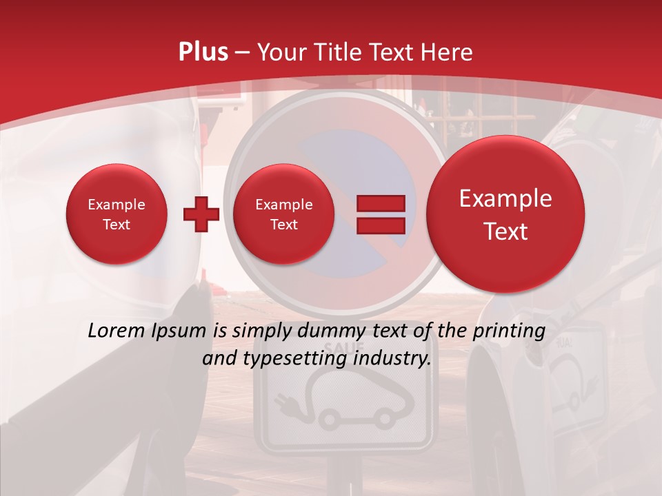 Connection Battery Concept PowerPoint Template