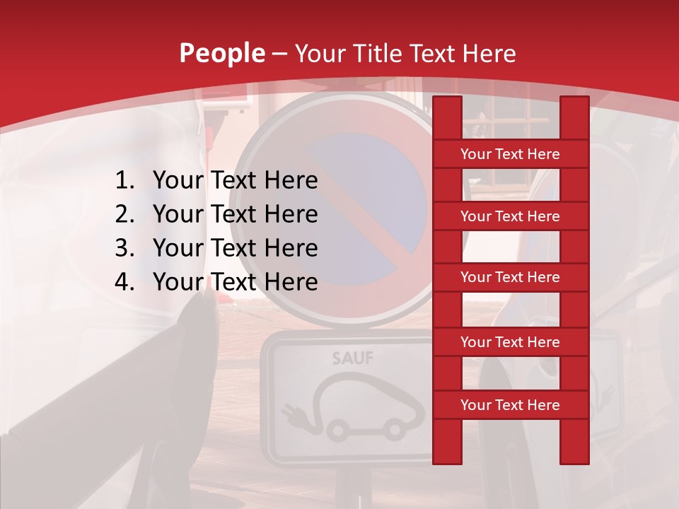 Connection Battery Concept PowerPoint Template