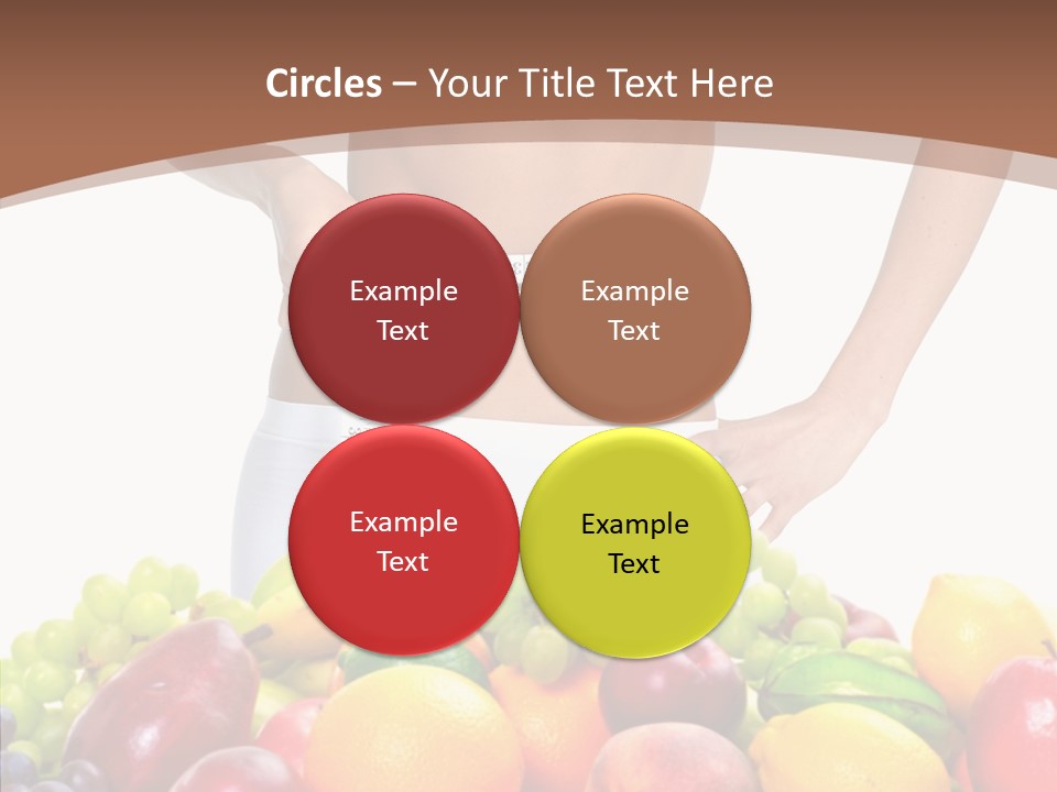 Exercise Waist Vitamin PowerPoint Template