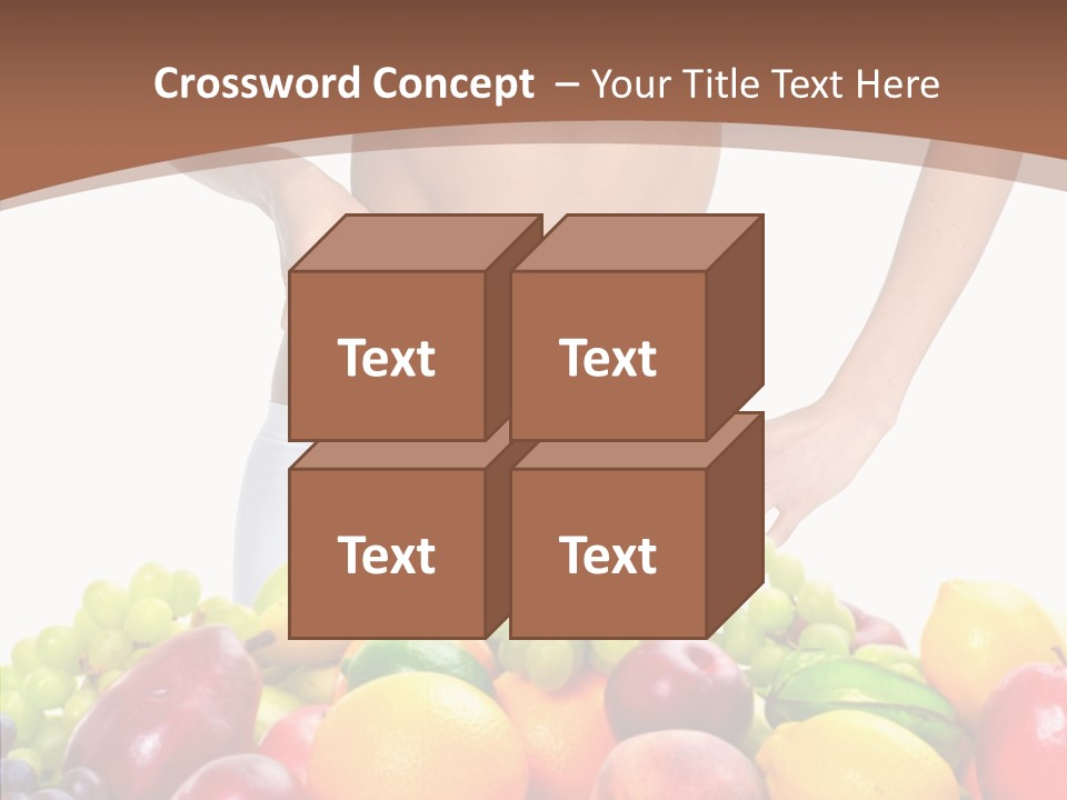 Exercise Waist Vitamin PowerPoint Template