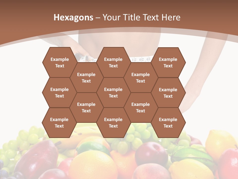 Exercise Waist Vitamin PowerPoint Template