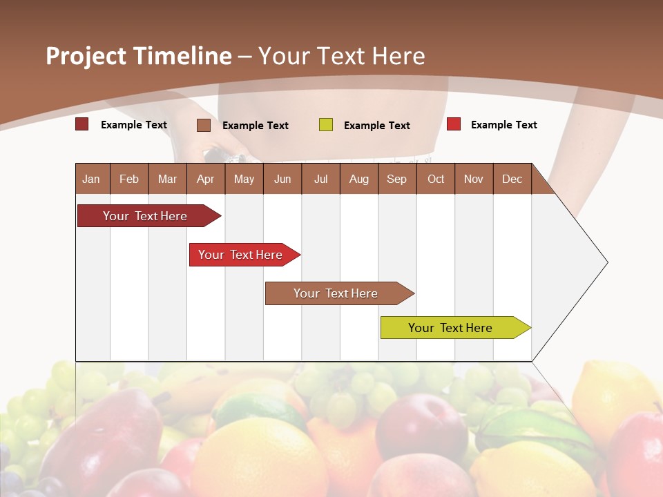 Exercise Waist Vitamin PowerPoint Template