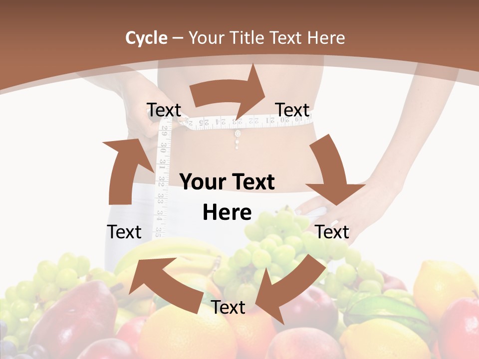 Exercise Waist Vitamin PowerPoint Template