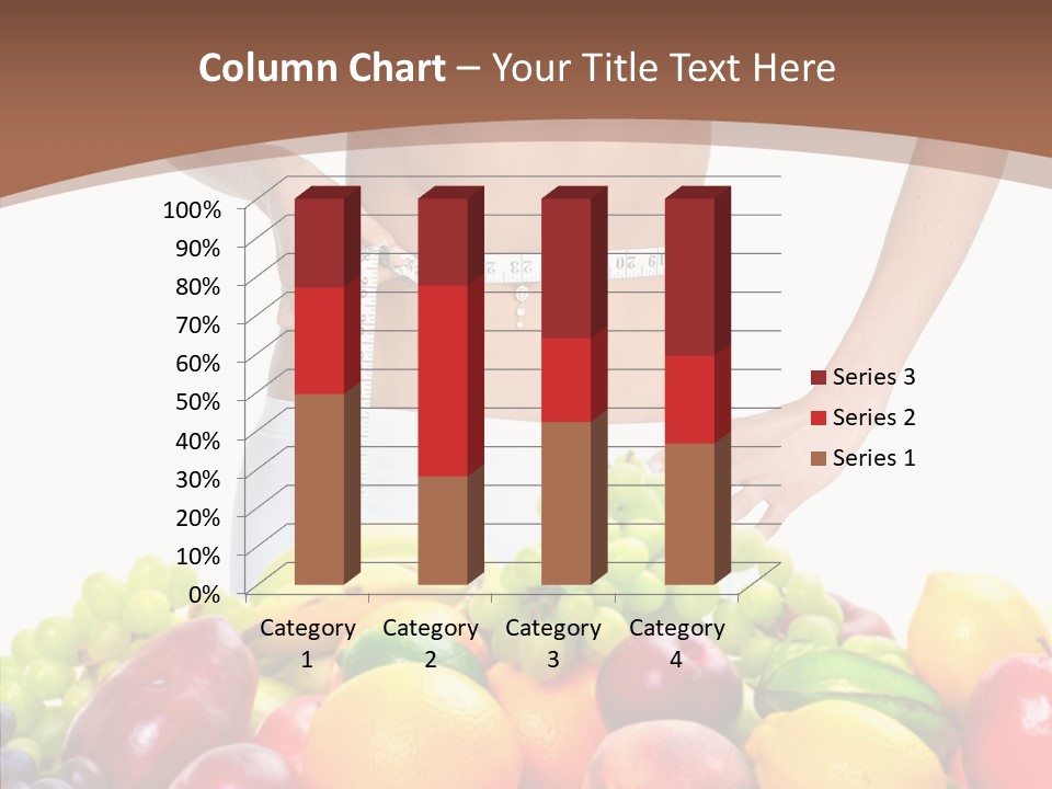 Exercise Waist Vitamin PowerPoint Template
