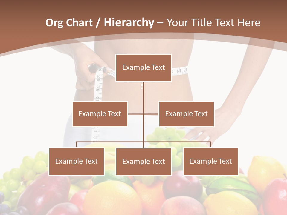 Exercise Waist Vitamin PowerPoint Template