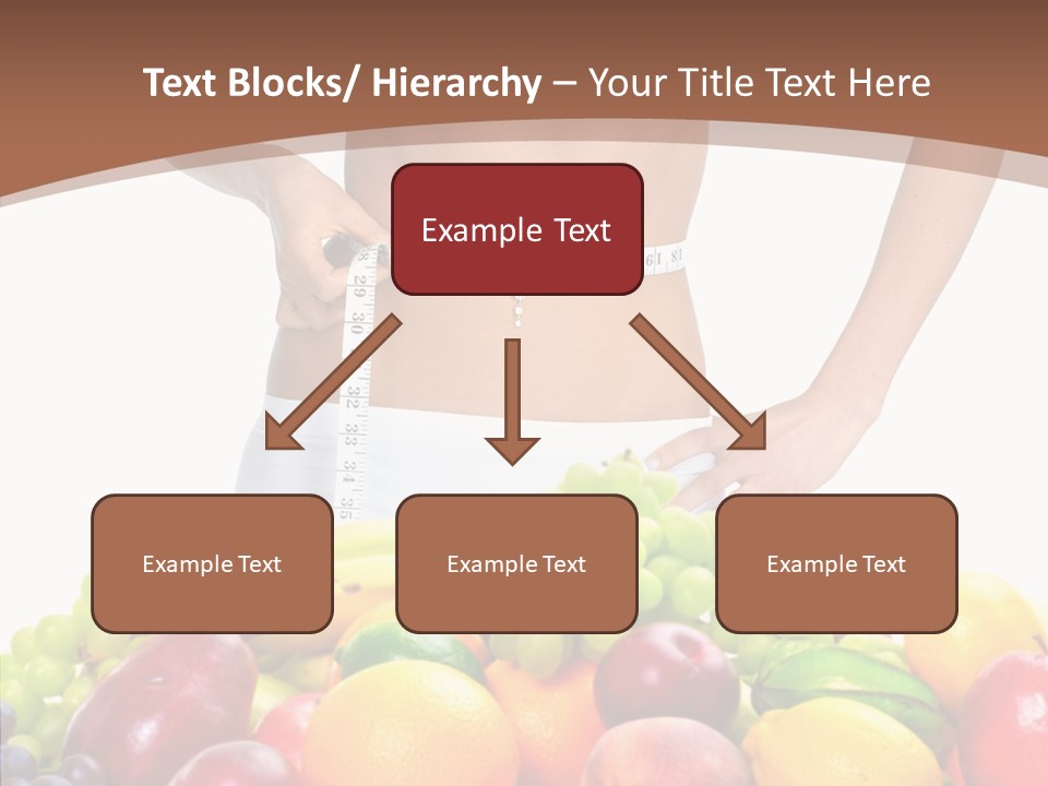 Exercise Waist Vitamin PowerPoint Template