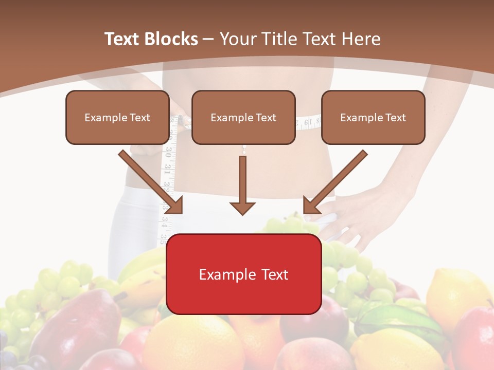 Exercise Waist Vitamin PowerPoint Template