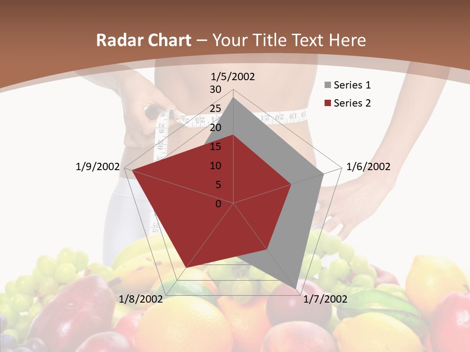 Exercise Waist Vitamin PowerPoint Template