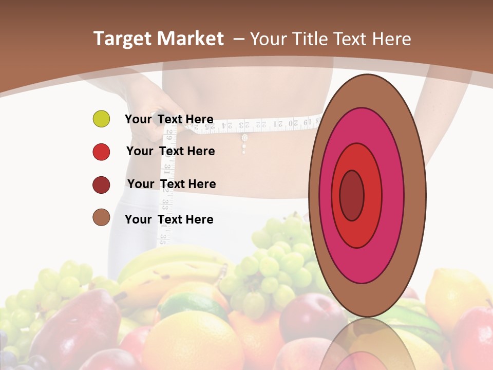 Exercise Waist Vitamin PowerPoint Template