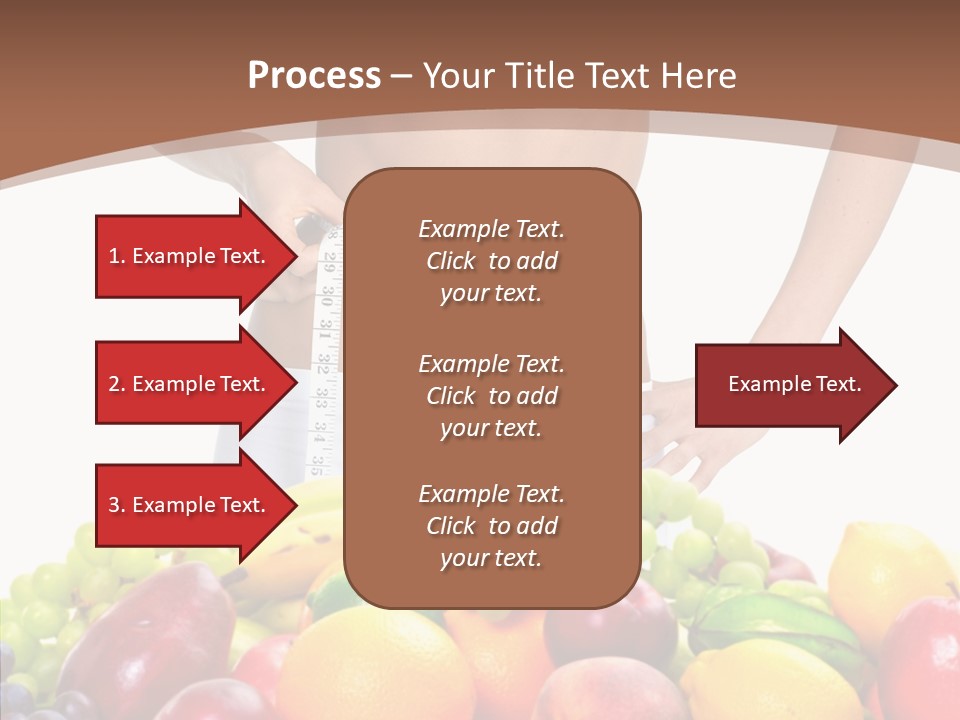 Exercise Waist Vitamin PowerPoint Template