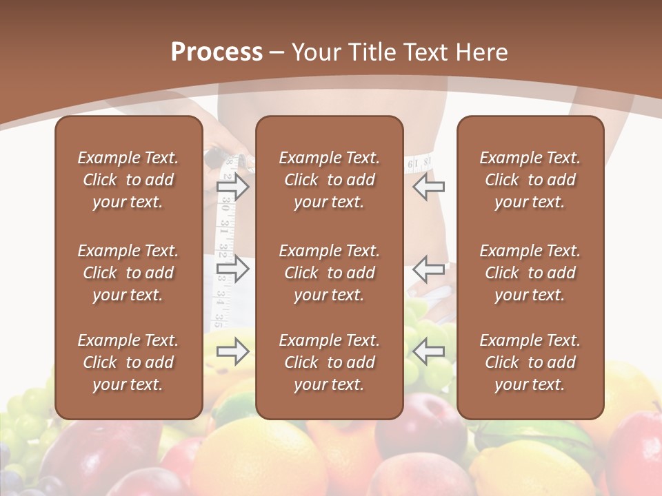 Exercise Waist Vitamin PowerPoint Template