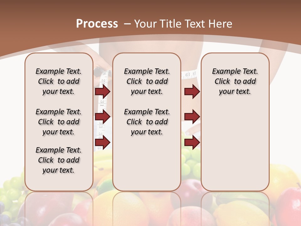 Exercise Waist Vitamin PowerPoint Template