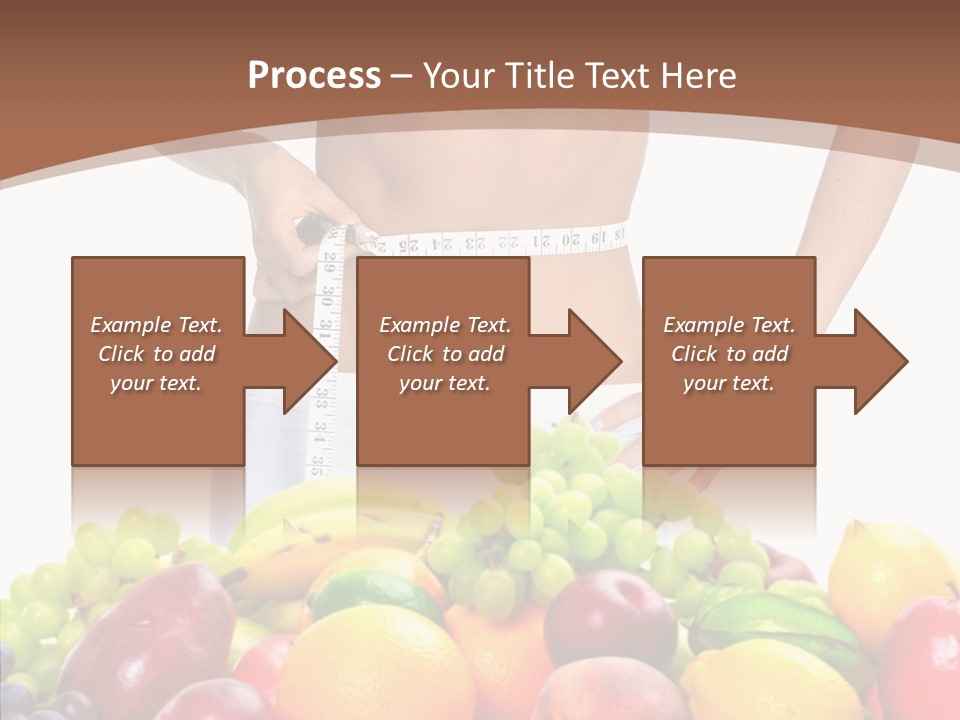 Exercise Waist Vitamin PowerPoint Template