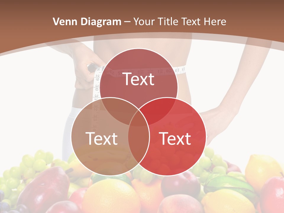 Exercise Waist Vitamin PowerPoint Template