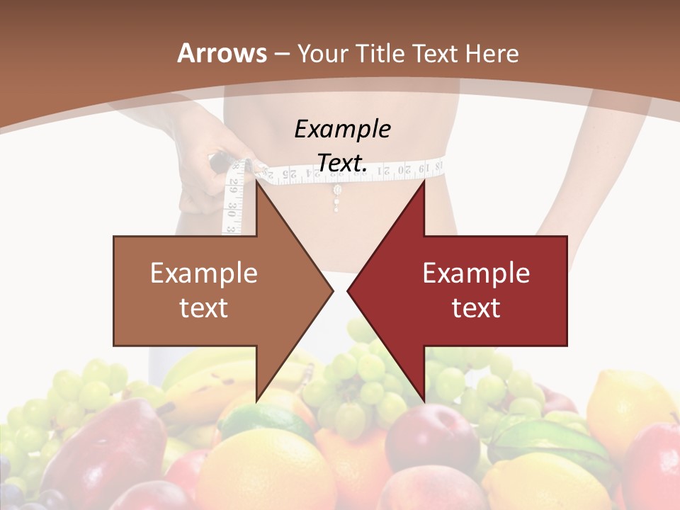 Exercise Waist Vitamin PowerPoint Template