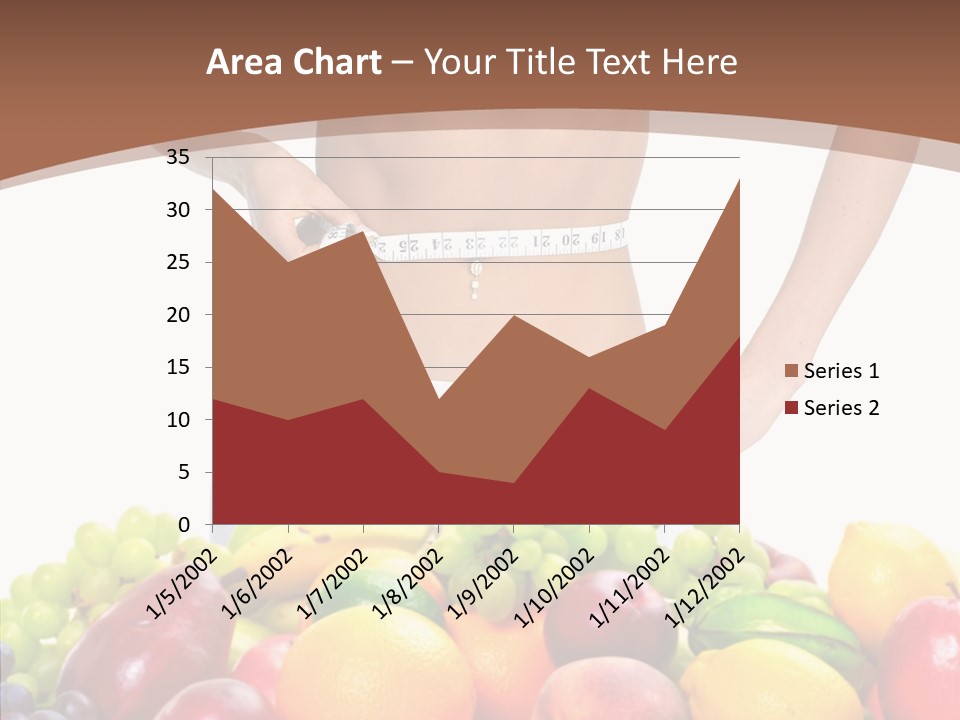 Exercise Waist Vitamin PowerPoint Template