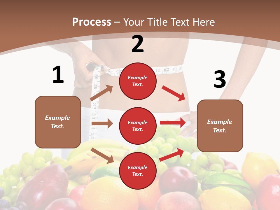 Exercise Waist Vitamin PowerPoint Template