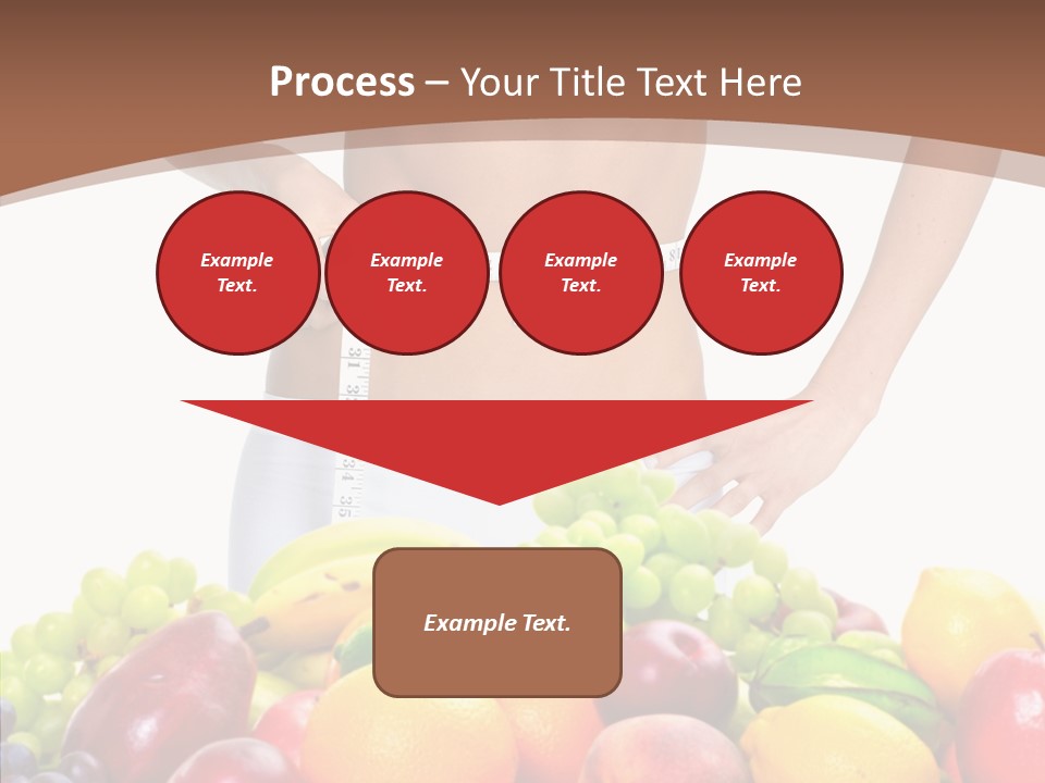 Exercise Waist Vitamin PowerPoint Template
