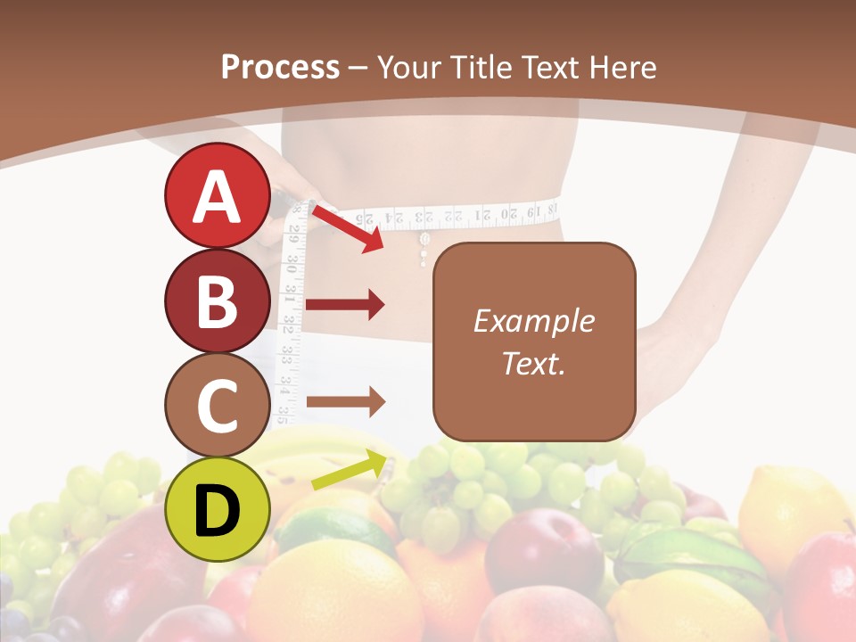 Exercise Waist Vitamin PowerPoint Template