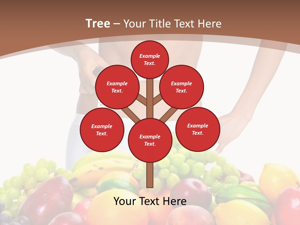 Exercise Waist Vitamin PowerPoint Template