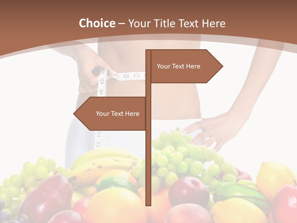 Exercise Waist Vitamin PowerPoint Template