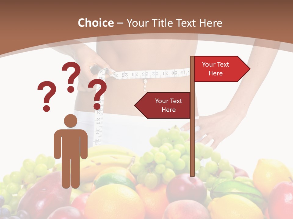 Exercise Waist Vitamin PowerPoint Template