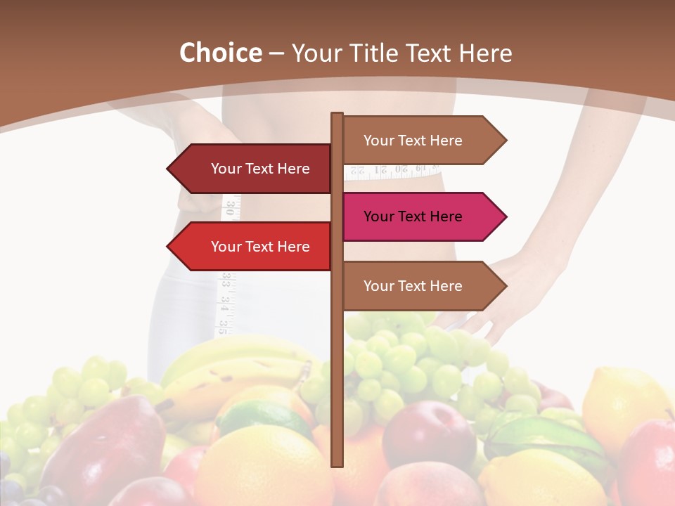 Exercise Waist Vitamin PowerPoint Template