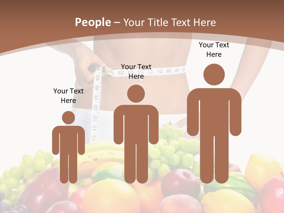 Exercise Waist Vitamin PowerPoint Template