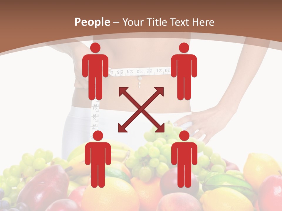 Exercise Waist Vitamin PowerPoint Template