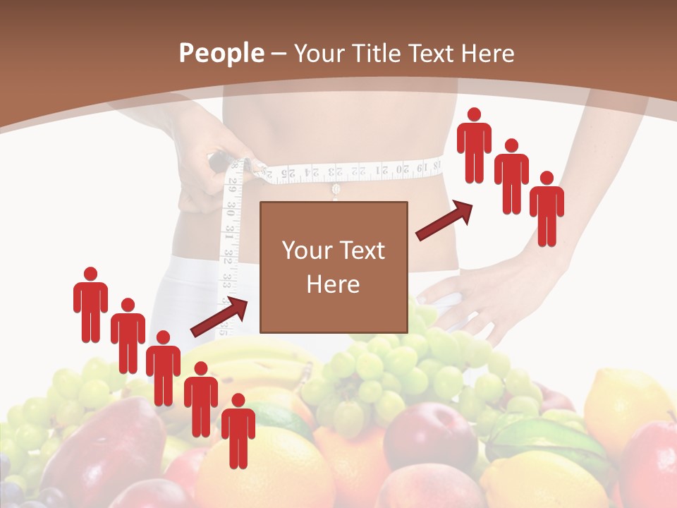 Exercise Waist Vitamin PowerPoint Template