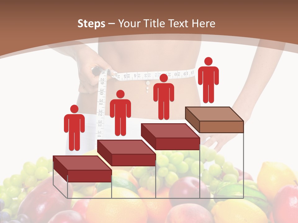 Exercise Waist Vitamin PowerPoint Template