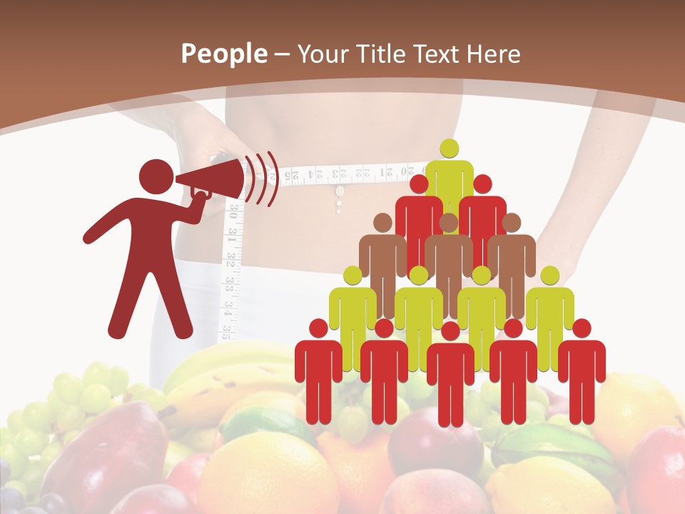 Exercise Waist Vitamin PowerPoint Template