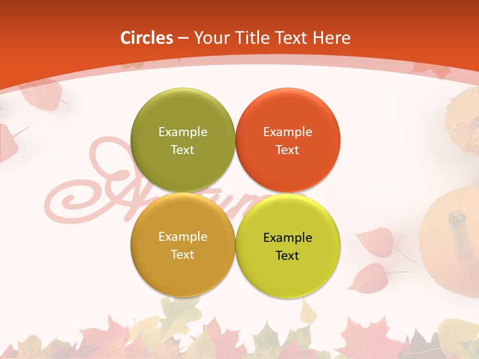 Red Green Decoration PowerPoint Template