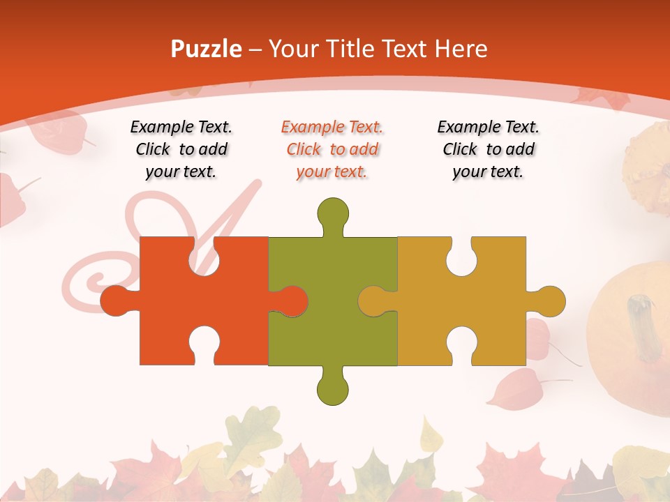 Red Green Decoration PowerPoint Template