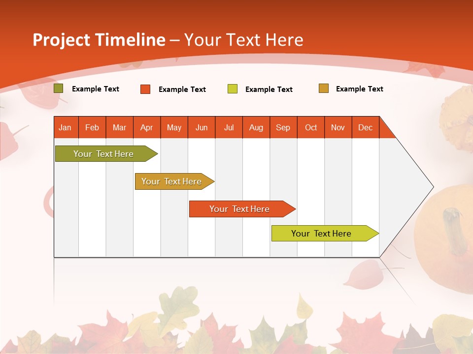 Red Green Decoration PowerPoint Template