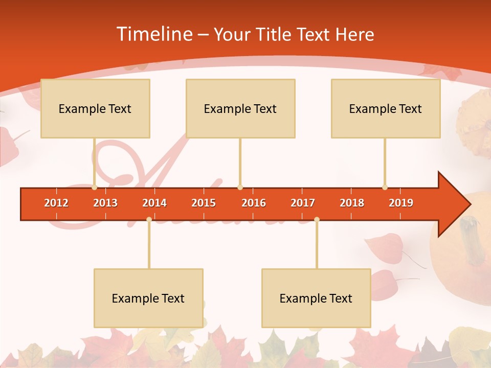 Red Green Decoration PowerPoint Template