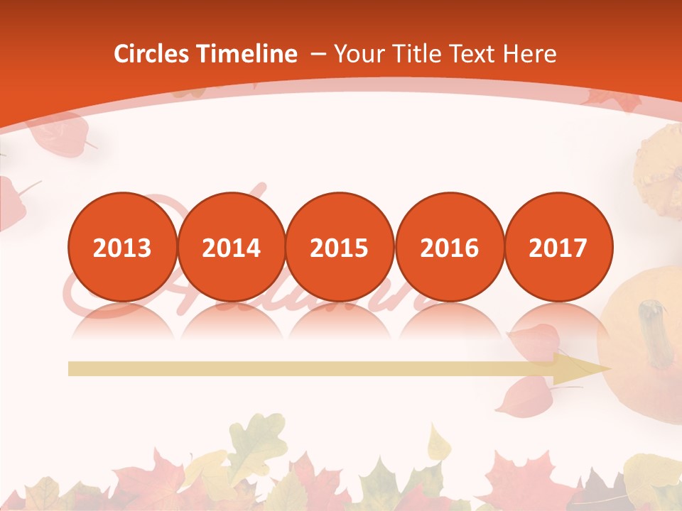 Red Green Decoration PowerPoint Template