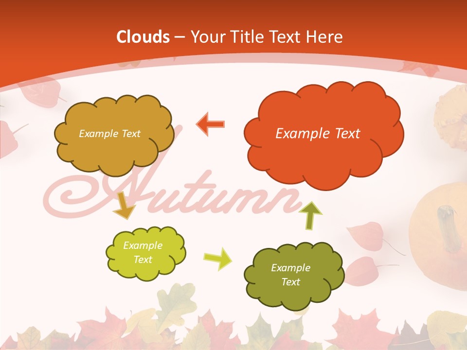 Red Green Decoration PowerPoint Template