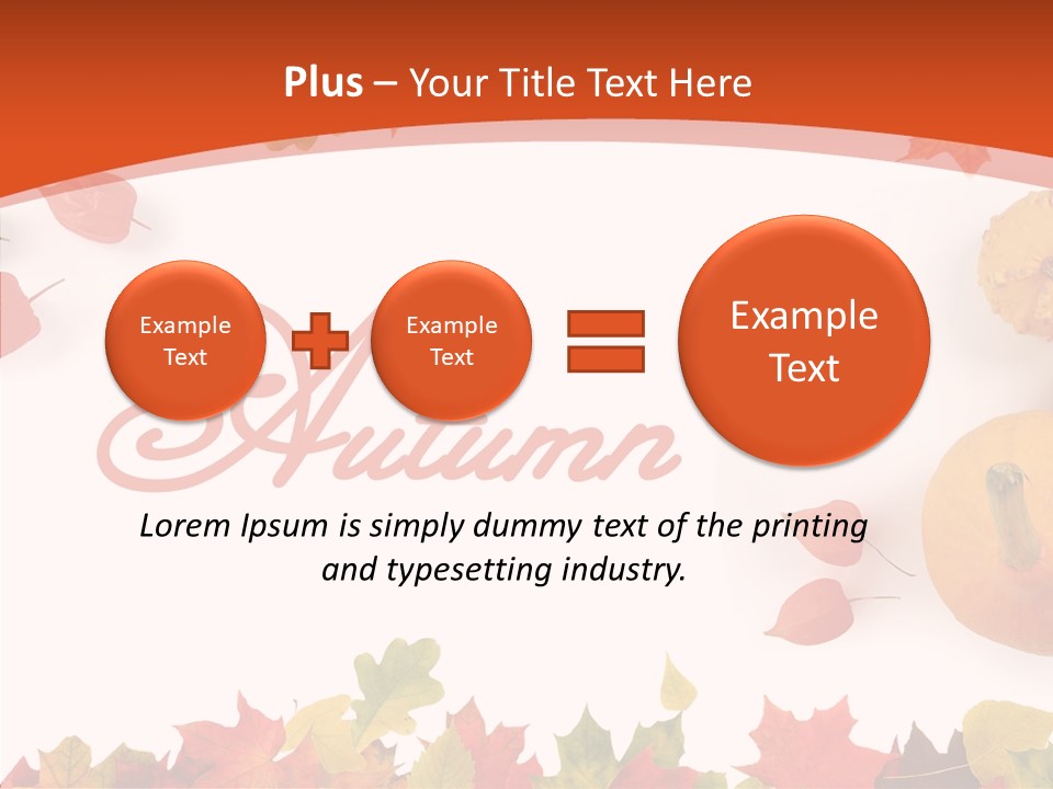 Red Green Decoration PowerPoint Template