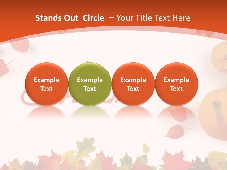 Red Green Decoration PowerPoint Template