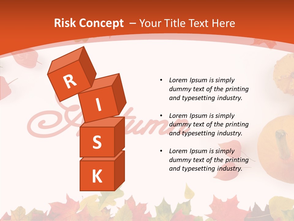 Red Green Decoration PowerPoint Template