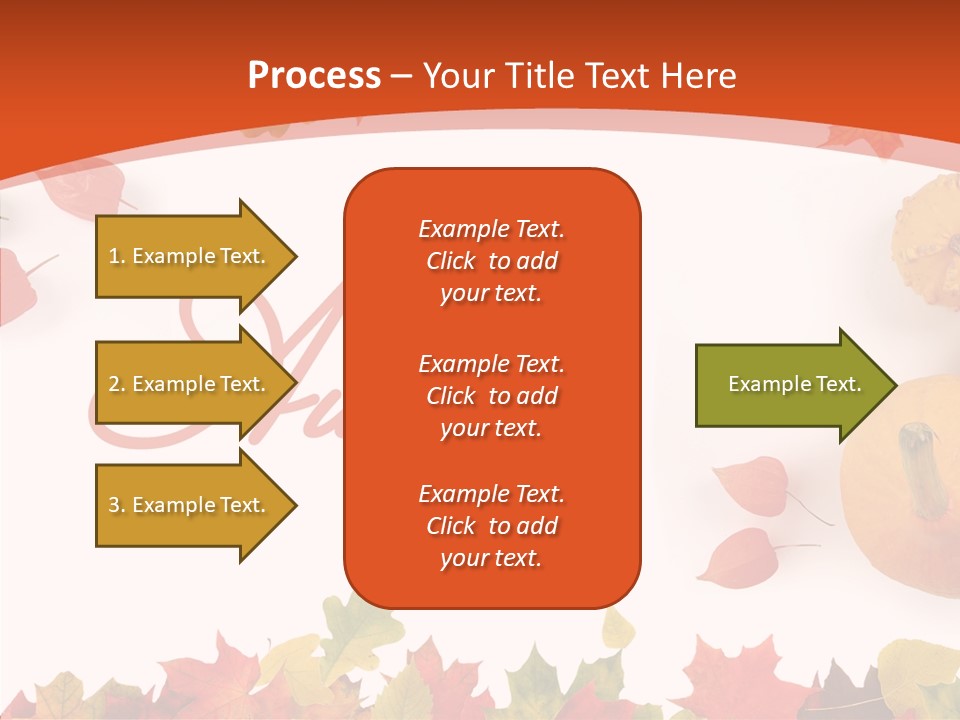 Red Green Decoration PowerPoint Template