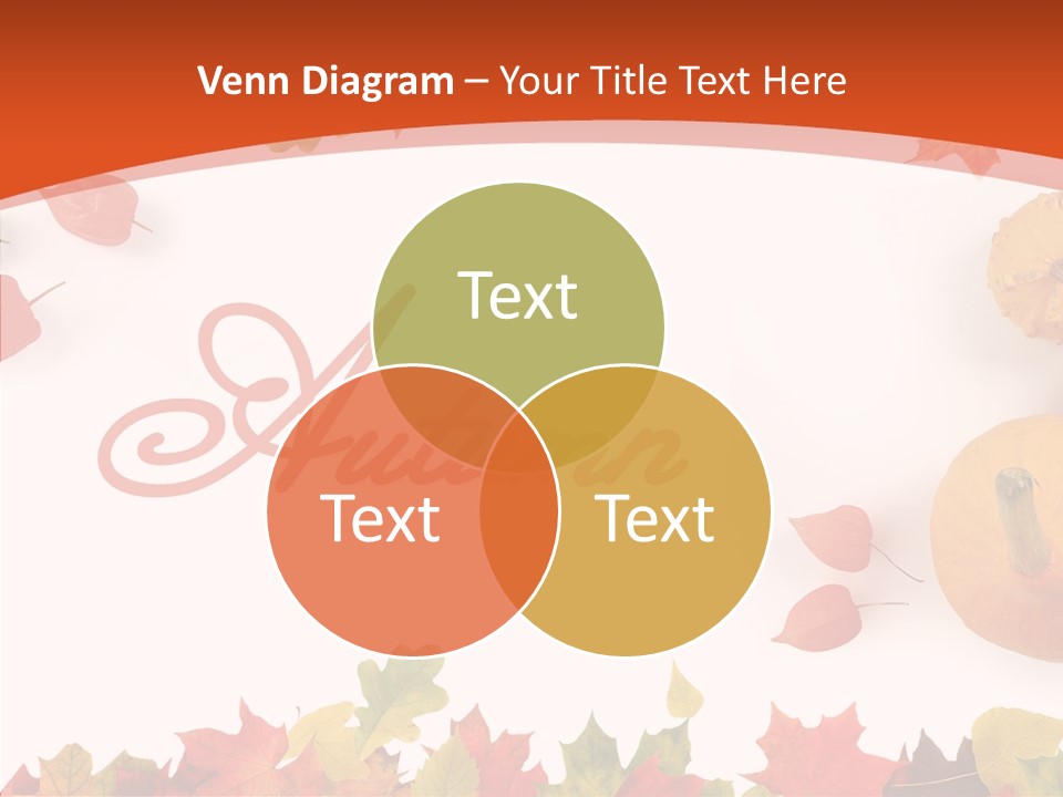 Red Green Decoration PowerPoint Template