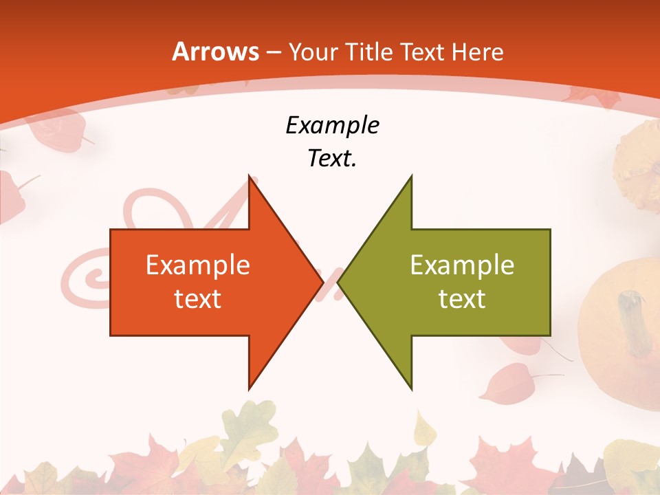 Red Green Decoration PowerPoint Template