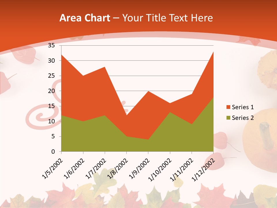 Red Green Decoration PowerPoint Template