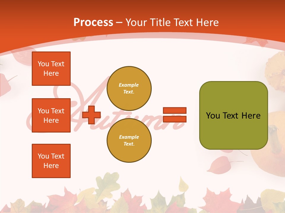 Red Green Decoration PowerPoint Template