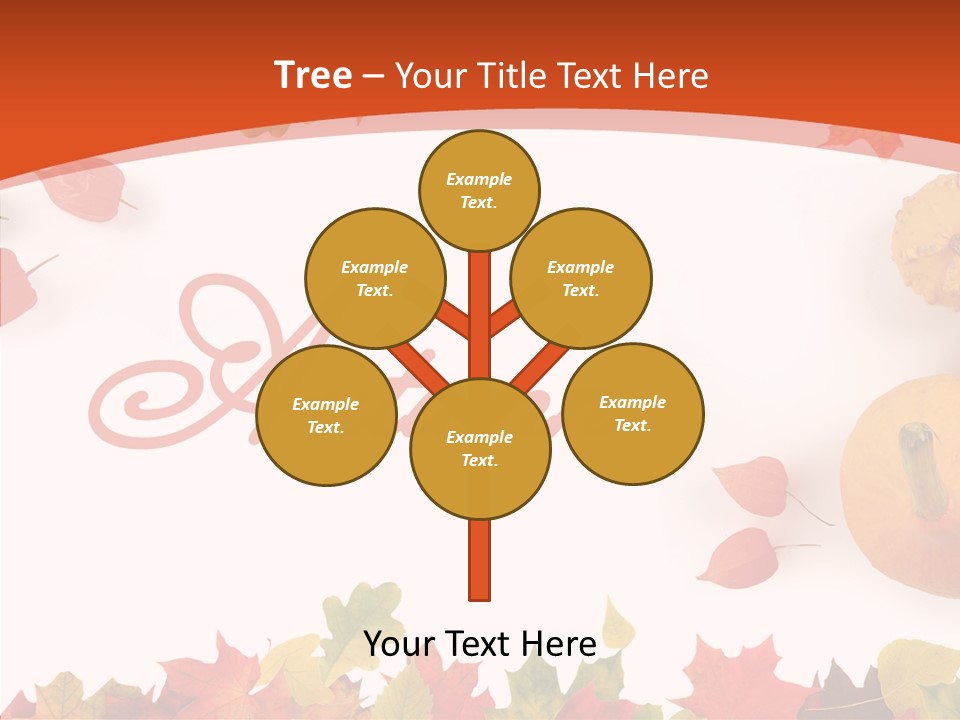 Red Green Decoration PowerPoint Template