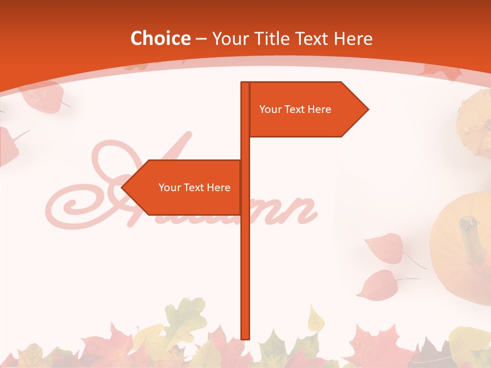 Red Green Decoration PowerPoint Template