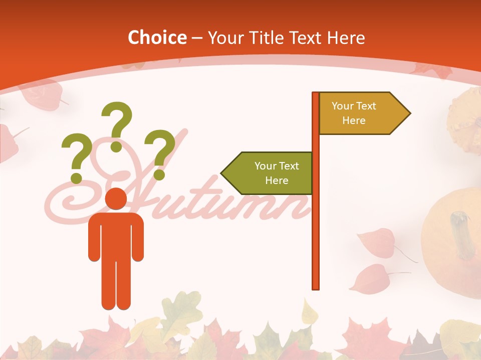 Red Green Decoration PowerPoint Template