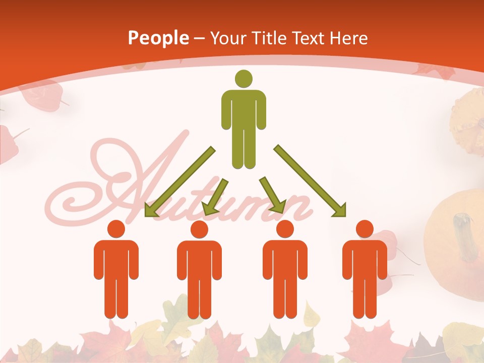 Red Green Decoration PowerPoint Template